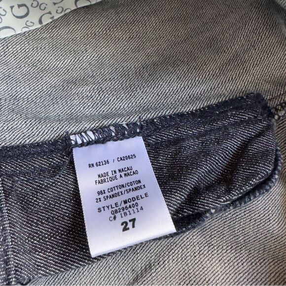 Guess Denim Folded Hem Shorts Size 27 - Picture 16 of 16